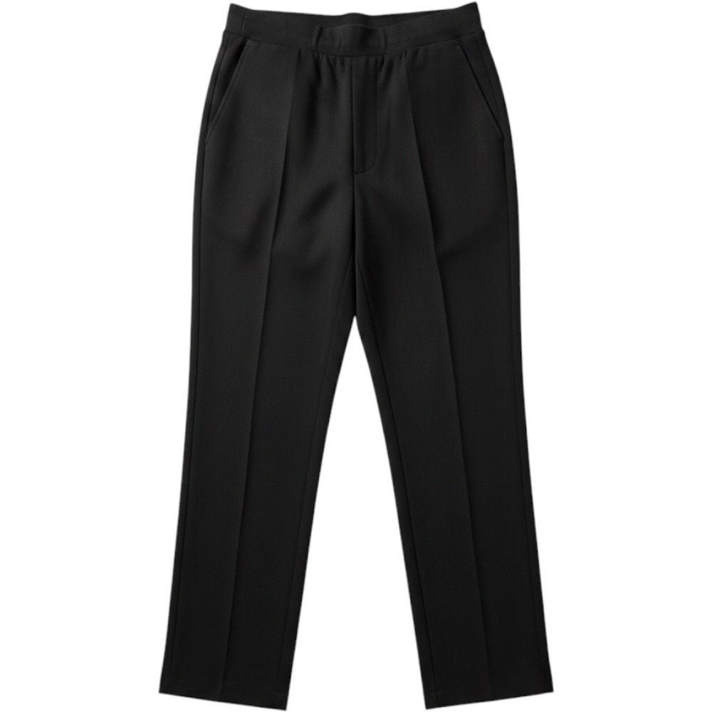 Loft Black Pull On Trousers Elastic Waist Pleated Front Pants NWT Size M